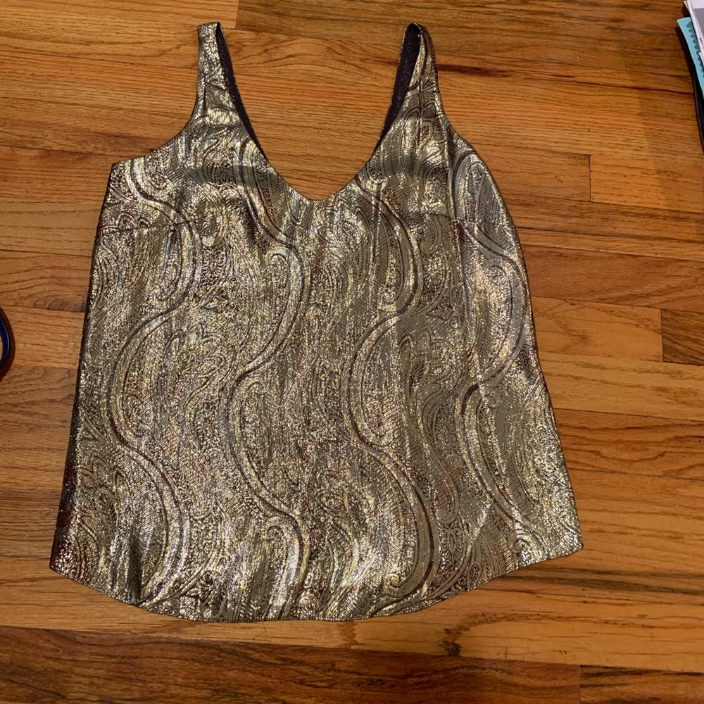 Jcrew gold top